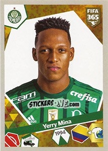 Sticker Yerry Mina - FIFA 365: 2017-2018 n. 90 - Panini