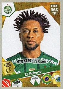 Sticker Zé Roberto - FIFA 365: 2017-2018 n. 92 - Panini