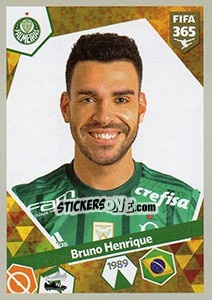 Figurina Bruno Henrique - FIFA 365: 2017-2018 - Panini