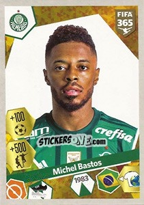 Sticker Michel Bastos - FIFA 365: 2017-2018 n. 96 - Panini