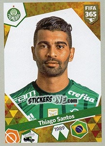 Figurina Thiago Santos - FIFA 365: 2017-2018 - Panini