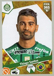 Sticker Thiago Santos - FIFA 365: 2017-2018 n. 97 - Panini