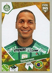 Sticker Deyverson - FIFA 365: 2017-2018 n. 101 - Panini
