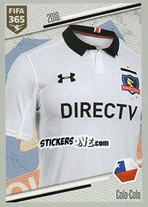Sticker Colo-Colo - Shirt - FIFA 365: 2017-2018 n. 104 - Panini
