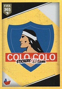 Sticker Colo-Colo - Logo - FIFA 365: 2017-2018 n. 105 - Panini