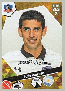 Sticker Julio Barroso - FIFA 365: 2017-2018 n. 109 - Panini