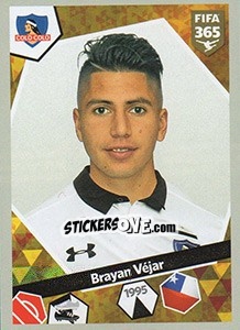 Sticker Brayan Véjar - FIFA 365: 2017-2018 - Panini