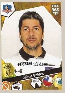 Cromo Jaime Valdés - FIFA 365: 2017-2018 n. 113 - Panini
