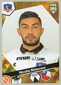 Sticker Nicolás Maturana - FIFA 365: 2017-2018 n. 114 - Panini