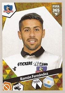 Cromo Ramón Fernández - FIFA 365: 2017-2018 - Panini