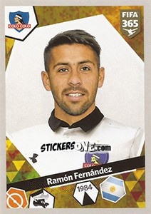 Sticker Ramón Fernández - FIFA 365: 2017-2018 n. 115 - Panini