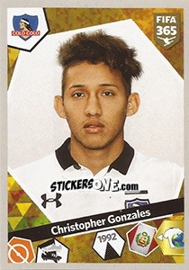 Sticker Christofer Gonzáles - FIFA 365: 2017-2018 - Panini