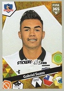 Sticker Gabriel Suazo - FIFA 365: 2017-2018 n. 117 - Panini