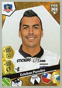 Sticker Esteban Paredes - FIFA 365: 2017-2018 n. 122 - Panini