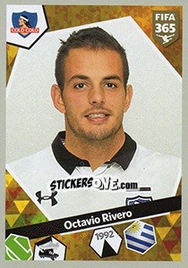 Sticker Octavio Rivero - FIFA 365: 2017-2018 n. 123 - Panini