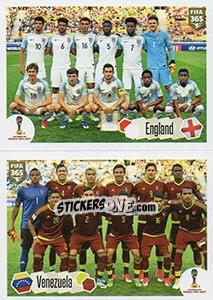 Cromo England / Venezuela - FIFA 365: 2017-2018 - Panini