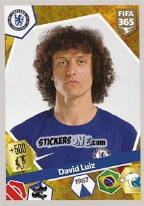 Cromo David Luiz - FIFA 365: 2017-2018 - Panini