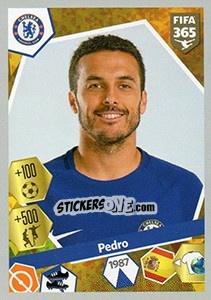 Sticker Pedro Rodríguez - FIFA 365: 2017-2018 n. 148 - Panini