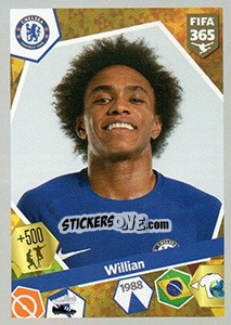 Sticker Willian - FIFA 365: 2017-2018 n. 149 - Panini