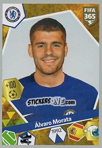 Sticker Álvaro Morata - FIFA 365: 2017-2018 - Panini