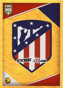 Sticker Atlético de Madrid - Logo - FIFA 365: 2017-2018 n. 154 - Panini