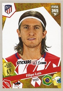 Sticker Filipe Luís - FIFA 365: 2017-2018 n. 159 - Panini