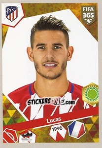 Sticker Lucas Hernández - FIFA 365: 2017-2018 n. 162 - Panini