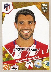 Sticker Augusto Fernández - FIFA 365: 2017-2018 - Panini