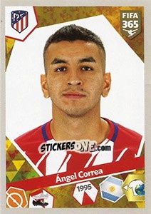 Cromo Ángel Correa - FIFA 365: 2017-2018 - Panini