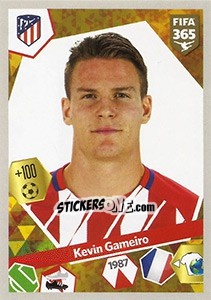 Sticker Kevin Gameiro - FIFA 365: 2017-2018 n. 172 - Panini