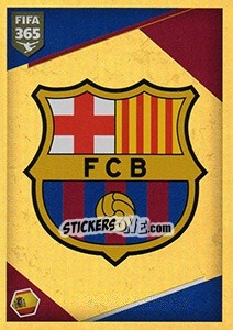 Sticker FC Barcelona - Logo - FIFA 365: 2017-2018 n. 174 - Panini