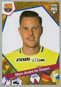 Cromo Marc-André ter Stegen - FIFA 365: 2017-2018 n. 175 - Panini