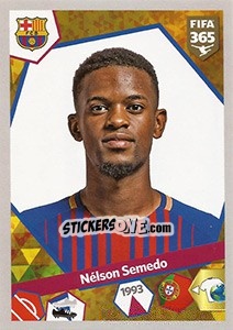 Cromo Nélson Semedo - FIFA 365: 2017-2018 - Panini