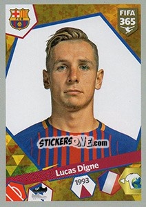 Cromo Lucas Digne - FIFA 365: 2017-2018 - Panini