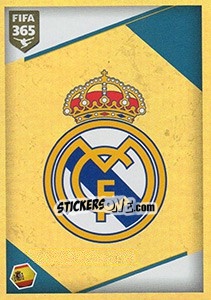 Sticker Real Madrid CF - Logo - FIFA 365: 2017-2018 - Panini