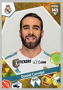 Sticker Dani Carvajal - FIFA 365: 2017-2018 n. 199 - Panini