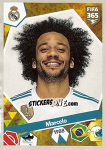 Sticker Marcelo - FIFA 365: 2017-2018 n. 200 - Panini