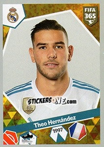 Sticker Theo Hernández - FIFA 365: 2017-2018 n. 201 - Panini
