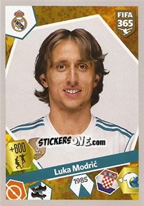 Sticker Luka Modric - FIFA 365: 2017-2018 n. 203 - Panini