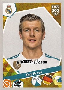 Sticker Toni Kroos - FIFA 365: 2017-2018 n. 204 - Panini