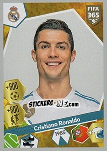 Sticker Cristiano Ronaldo - FIFA 365: 2017-2018 n. 212 - Panini