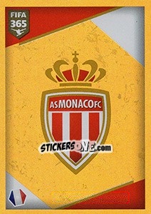 Sticker AS Monaco - Logo - FIFA 365: 2017-2018 - Panini