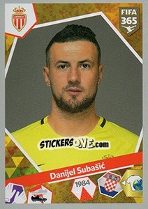 Sticker Danijel Subašic - FIFA 365: 2017-2018 n. 215 - Panini