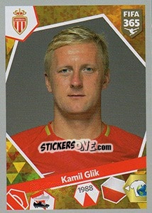 Sticker Kamil Glik - FIFA 365: 2017-2018 - Panini