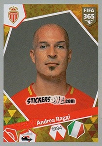 Sticker Andrea Raggi - FIFA 365: 2017-2018 n. 218 - Panini