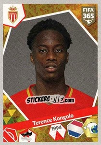 Sticker Terence Kongolo - FIFA 365: 2017-2018 n. 219 - Panini