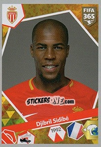 Sticker Djibril Sidibé - FIFA 365: 2017-2018 n. 220 - Panini