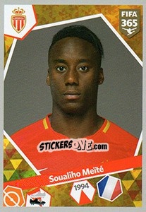 Sticker Souahilo Meïté - FIFA 365: 2017-2018 - Panini