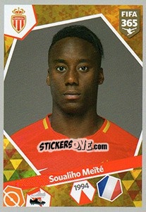 Sticker Souahilo Meïté - FIFA 365: 2017-2018 n. 228 - Panini