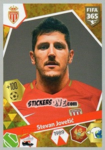 Sticker Stevan Jovetic - FIFA 365: 2017-2018 n. 230 - Panini